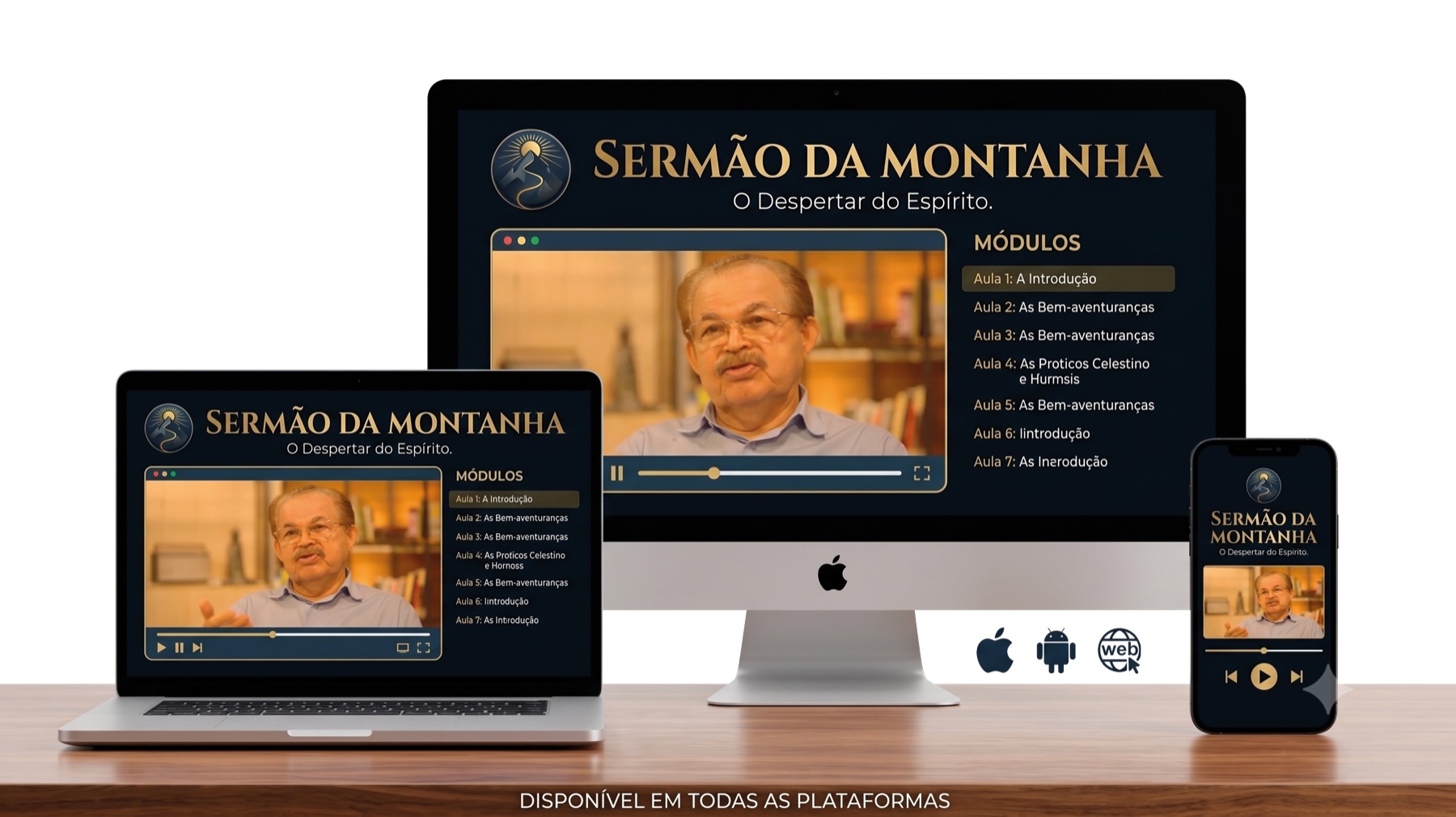 O documentário Sermão da Montanha disponível em computador, notebook e celular
